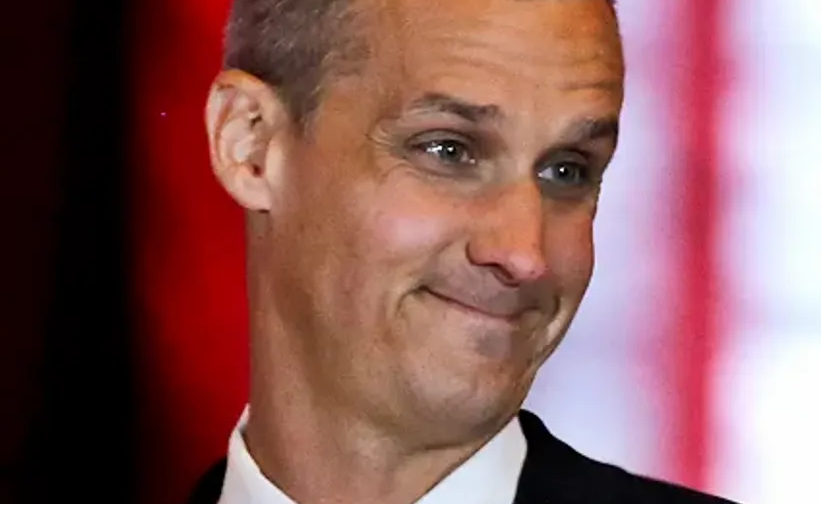 StandUpActOut's tweet photo. Look at this smug, clueless, giant douche bag. Who thinks this is his expression whenever Don the Con calls him to suck his balls? #coreylewandowski #cult45 #TrumpIsWeirdAF #TrumpIsTooStupid https://t.co/aZDXq58fSF
