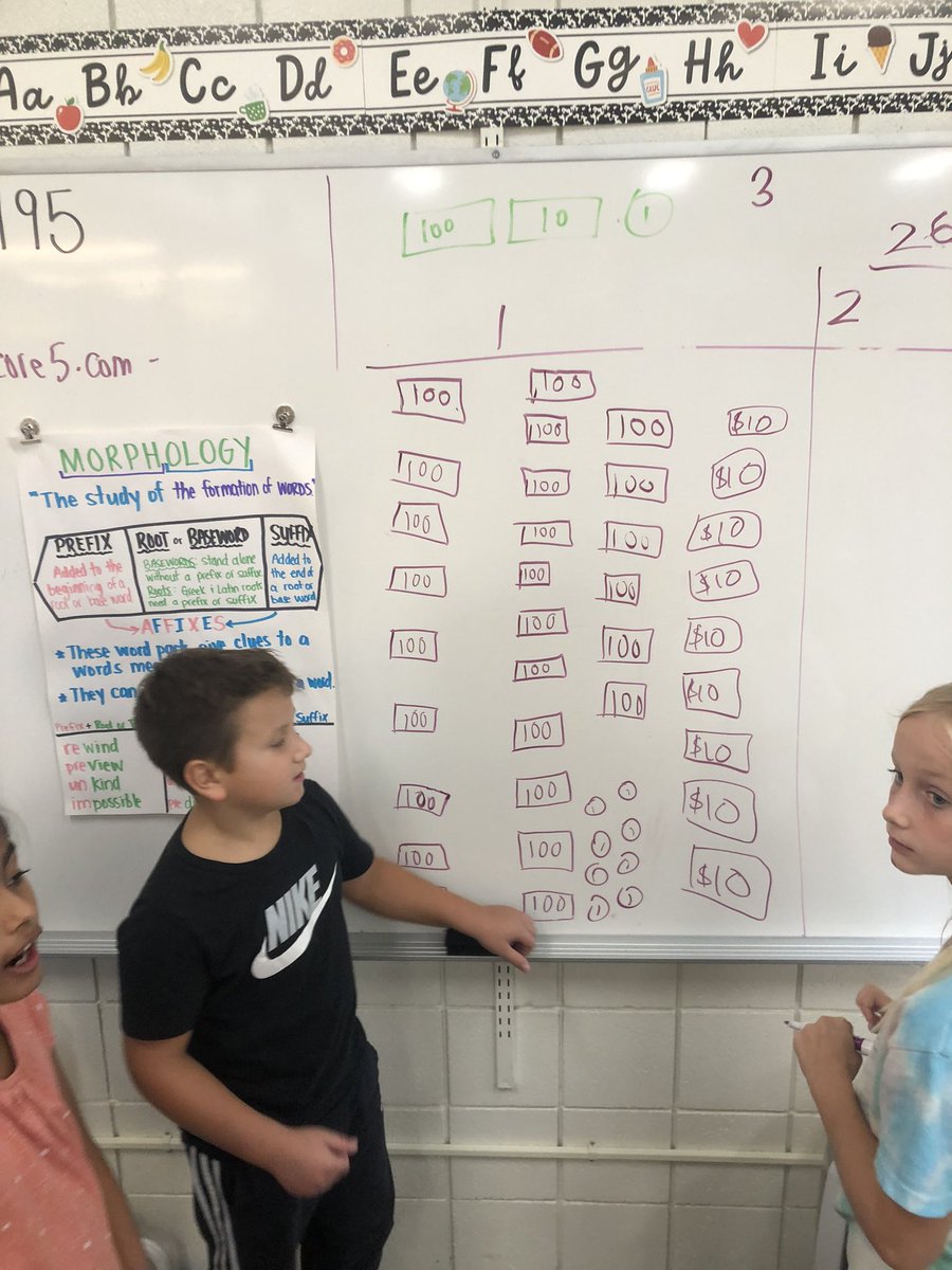 mmccormick87's tweet image. Using money as a tool for exploring place value is always a hit! 💵 Today, students had to find 3 ways to buy a $2698 refrigerator using only $100 bills, $10 bills, and loonies. A hands-on way to grasp how numbers break down in real life! #MathEd #PlaceValue #RealWorldMath