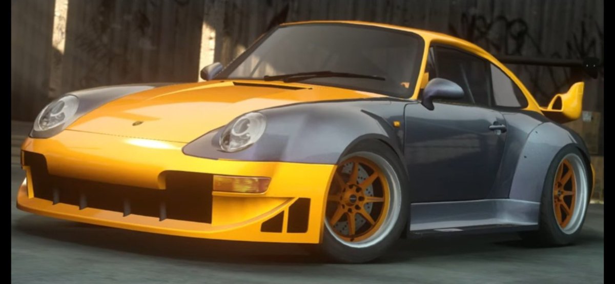 NightGuy_ST3124's tweet image. [NFS THE·RUN]にて､ポルシェ 911 GT2のワイドボディキットだけど…これホントカッコいいよね｡どっかで見たような…何処のメーカーのエアロ何だろう…🤔
#NFSTR #NeedForSpeedThe·Run
