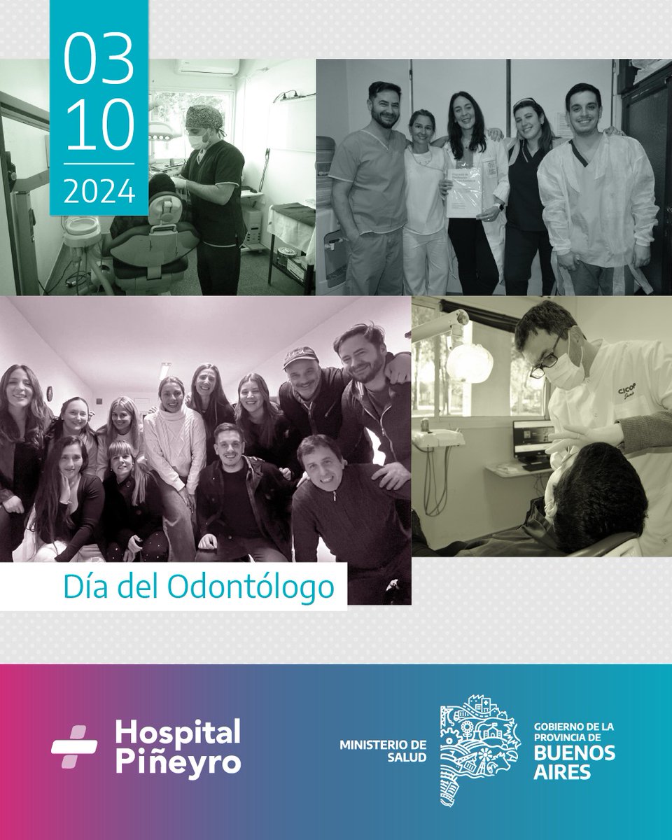 🦷 ¡Feliz Día a nuestro equipo de odontología! 🦷

En el #HIGAJunín queremos destacar la labor incansable de nuestras odontólogas y odontólogos, quienes cuidan la salud bucal de nuestra comunidad con profesionalismo y dedicación. 🙌✨