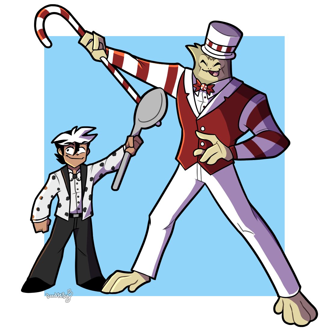 Dood1ebug's tweet photo. 🌻-Happy SWEET 16!!
Drew at Zak, Fisk, Munya and my girl Kiwi in formal wear that's sweets themed.
#thesecretsaturdays https://t.co/zQQoDHfvRt