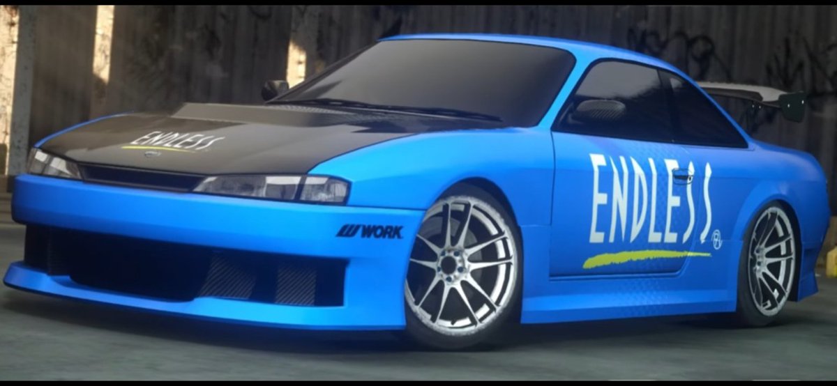 NightGuy_ST3124's tweet image. [NFS THE·RUN]にて､日産 200SXのワイドボディキットだけど…何かドリ車みたいで良いよねw個人的にファルケンカラーの仕様が一番好き｡
#NFSTR #NeedForSpeedThe·Run