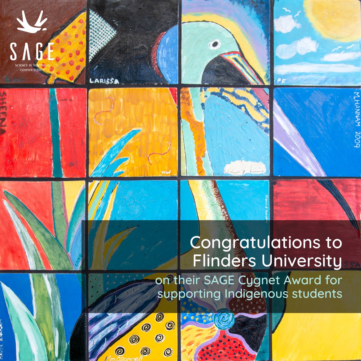 Flinders University (@flinders) on Twitter photo Flinders University has become the first South Australian university to be awarded the prestigious <a href="/SciGenderEquity/">Science in Australia Gender Equity (SAGE)</a> Cygnet Award for its success in increasing Aboriginal and Torres Strait Islander student participation. Find out more here 🔗 bit.ly/4gJy8vA Flinders University has become the first South Australian university to be awarded the prestigious <a href="/SciGenderEquity/">Science in Australia Gender Equity (SAGE)</a> Cygnet Award for its success in increasing Aboriginal and Torres Strait Islander student participation. Find out more here 🔗 bit.ly/4gJy8vA