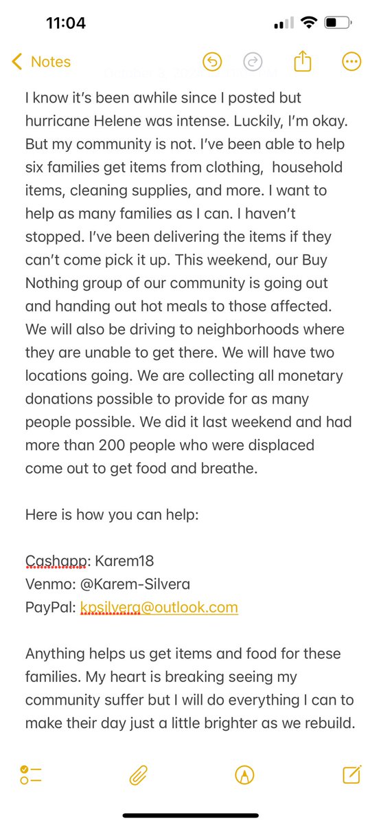 Hurricane Helene was intense. I’m grateful I’m okay. But my community is not and I am trying to help as much as I can. 😞

#HurricaneHelene #HELENE #florida #FloridaSTRONG