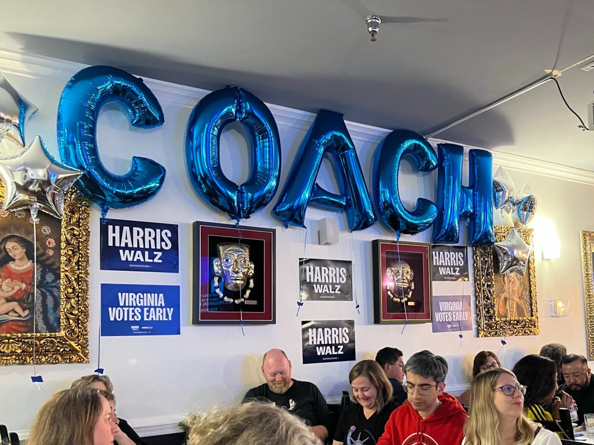 KamalaForVA's tweet photo. Virginia 💙 Coach

We’re ready to #WinWithWalz! https://t.co/JgNteSojLK