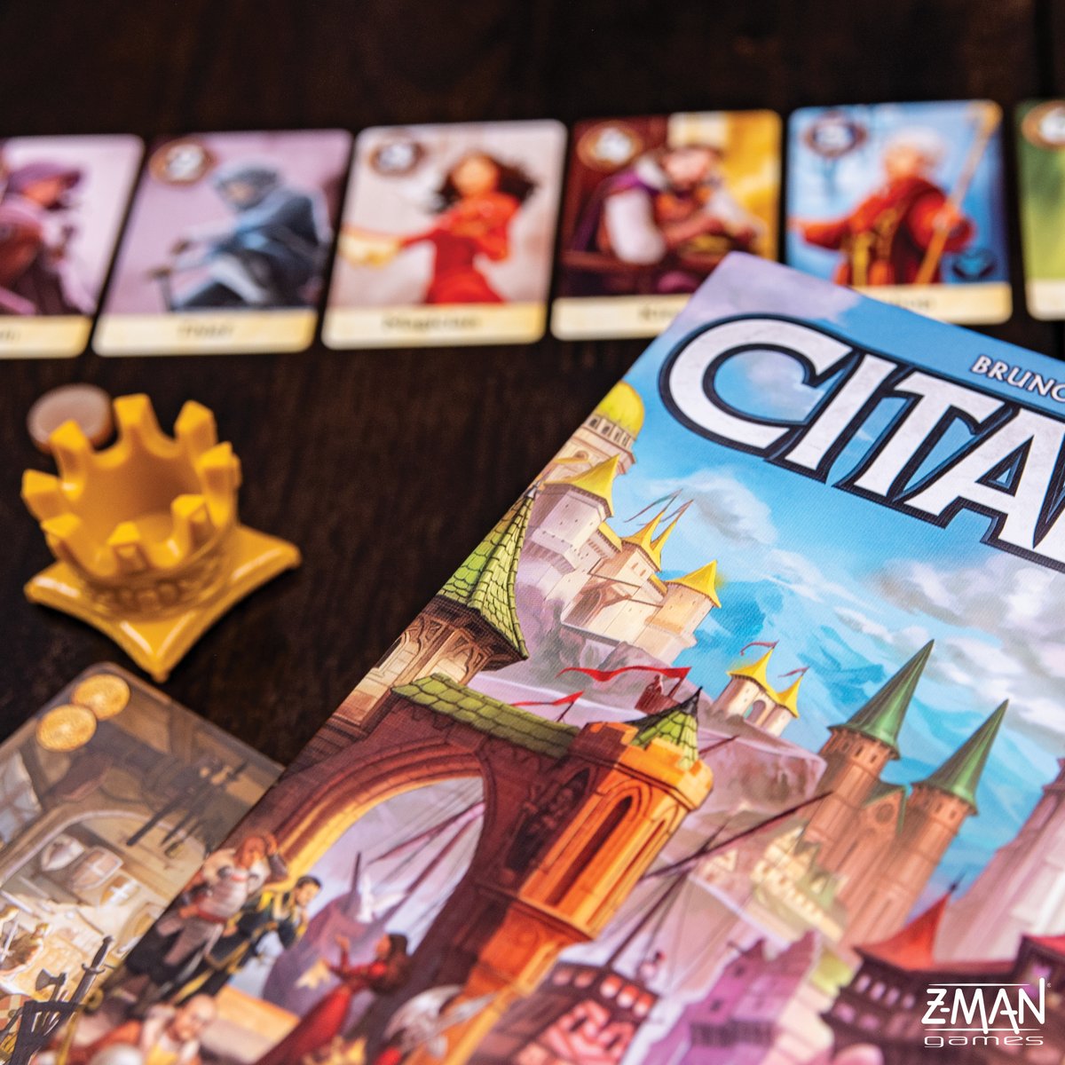 From strategy to deception, Citadels offers a kingdom of possibilities in every game. Which role will you take on?