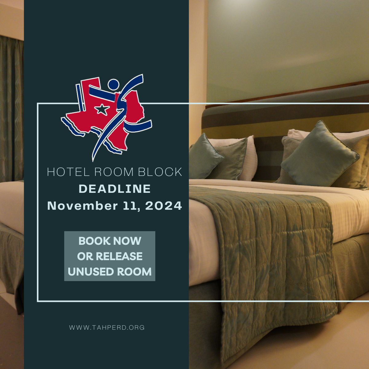 TexAHPERD's tweet photo. Securing lodgings at hotels in partnership with TAHPERD is key for guests to gain exclusive privileges and conveniences. By focusing on these associated hotels, visitors can maximize the perks on offer. For further details, please follow the provided link. #TAHPERD #partnerhotels https://t.co/Ck59usjLmc