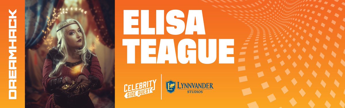 Elisa Teague โ๏ธ๐โ๏ธ (@geekypinup) on Twitter photo See me at <a href="/DreamHackNA/">DreamHack North America</a> Atlanta this weekend with Celebrity Side Quest & Legacy of Worlds as we play #DnD live on stage! Weโre joining up w/ <a href="/desiquestshow/">DesiQuest</a> & <a href="/sixsidesgaming/">SixSidesofGaming</a> for tons of D&D programming, signings & panels!
Use code LYNN for 15% off a badge! โ๏ธ See me at <a href="/DreamHackNA/">DreamHack North America</a> Atlanta this weekend with Celebrity Side Quest & Legacy of Worlds as we play #DnD live on stage! Weโre joining up w/ <a href="/desiquestshow/">DesiQuest</a> & <a href="/sixsidesgaming/">SixSidesofGaming</a> for tons of D&D programming, signings & panels!
Use code LYNN for 15% off a badge! โ๏ธ