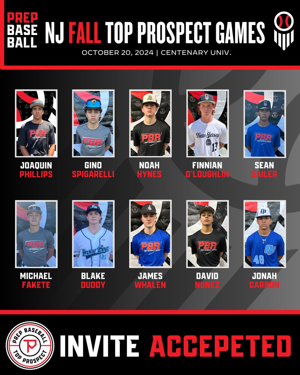 Prep Baseball New Jersey (@prepbaseballnj) on Twitter photo ๐ ๐๐๐ก๐ก ๐๐ค๐ฅ ๐๐ง๐ค๐จ๐ฅ๐๐๐ฉ ๐๐๐ข๐๐จ๐
๐๐ก๐๐๐จ๐ ๐ฌ๐๐ก๐๐ค๐ข๐ the following players to the Fall Top Prospect Games.
๐๏ธ Oct. 20th
๐ Updated Metrics and Video
๐ฑFull Social Coverage
๐ค 2026-2028s
Request invite now!!โก๏ธ loom.ly/dQEgT4I ๐ ๐๐๐ก๐ก ๐๐ค๐ฅ ๐๐ง๐ค๐จ๐ฅ๐๐๐ฉ ๐๐๐ข๐๐จ๐
๐๐ก๐๐๐จ๐ ๐ฌ๐๐ก๐๐ค๐ข๐ the following players to the Fall Top Prospect Games.
๐๏ธ Oct. 20th
๐ Updated Metrics and Video
๐ฑFull Social Coverage
๐ค 2026-2028s
Request invite now!!โก๏ธ loom.ly/dQEgT4I