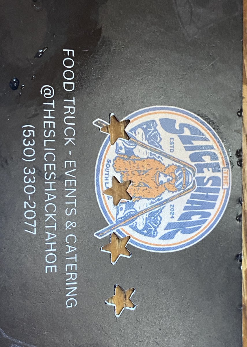 True #newyork foldover slice of #pizzatower  <a href="/LakeTahoeCC/">Lake Tahoe Community College</a> food truck by gym on tuesdays and thursdays ⁦ TheSliceShacktahoe yelp.com/biz/the-slices……⁩ #tahoe #California #calzones too