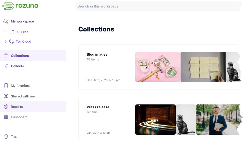 razunahq's tweet photo. Organizing files across different folders and workspaces can be time-consuming and challenging.

👉 https://t.co/qe3Q9Z98xQ

#ShareableLinkOptions #RedesignedCollections #FullyCollaborative #SocialMediaPosts #AdditionalTeamMembers #OfferingUnlimitedCollections https://t.co/9M36eh4lC7