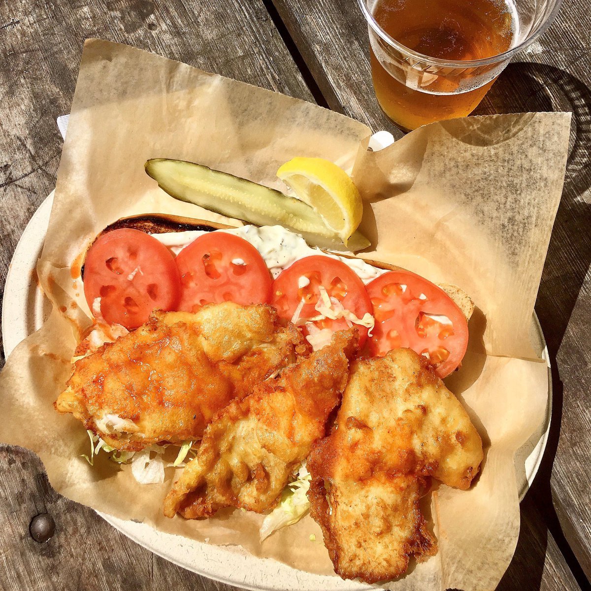 October is here. 
Our last day is near. 
Just a little more time
For a po’boy and beer!

[Closing for the season on Sunday, October 6th]