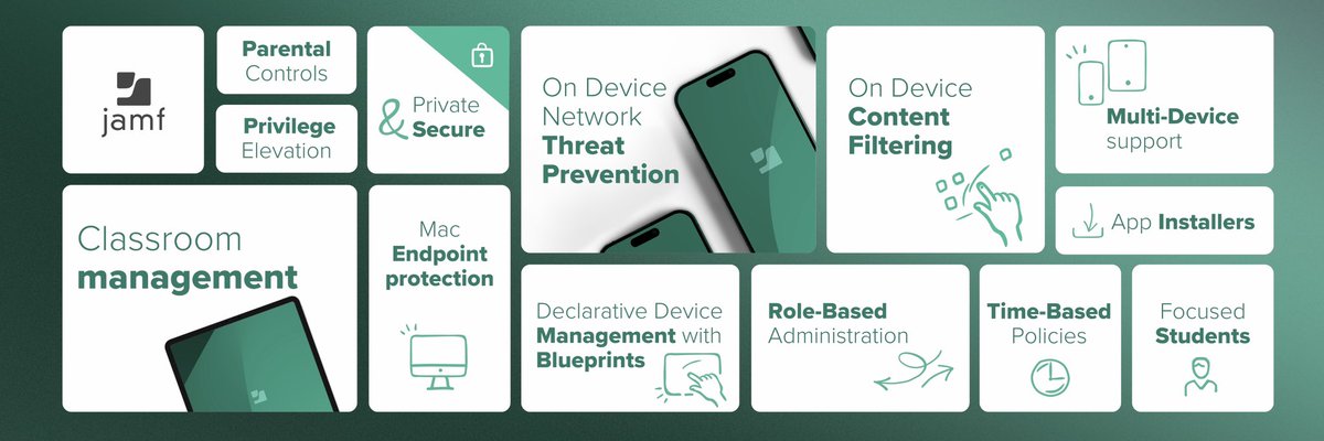 When we say total solution at Jamf, we mean TOTAL solution. From the IT set up to the classroom usage, even supporting parents.  Technology deployment meets your purpose of empowering student success 

jamf.com/education/

<a href="/JamfSoftware/">Jamf</a>  #PEdtech <a href="/AppleEDU/">Apple Education</a> #appledeployment