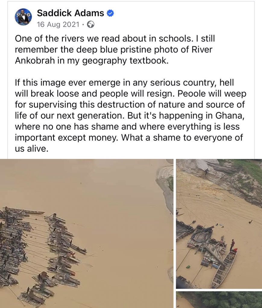 SaddickAdams's tweet image. “Why are you talking about #StopGalamseyNow with two months to election” buulu