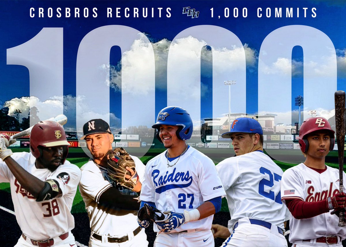 CrosBrosRecruit's tweet image. 1,000 Commits Strong❗️⚾️
Huge thanks to all the players and families that have trusted us to be part of their recruiting journey.
Want to join the #CBRfam? Get a Free Evaluation at the link in our bio 🔗