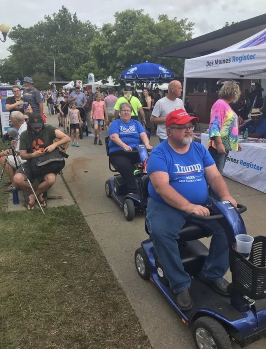 The Trump 3rd Mechanized Division rolling into Des Moines in preparation for the Civil War