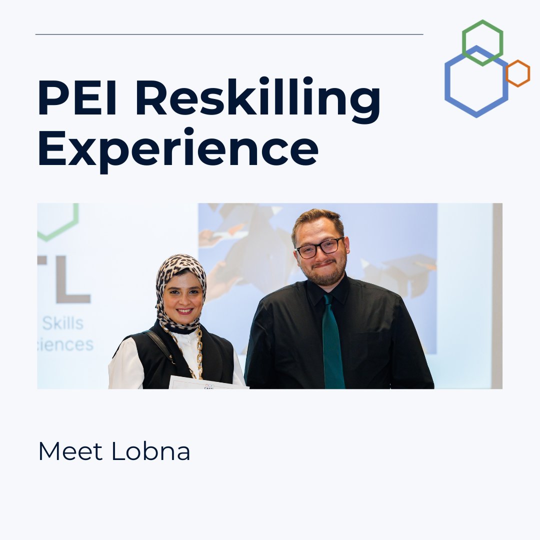 CASTL (@castlcanada) on Twitter photo CASTL celebrates those who’ve completed the PEI Bioscience Reskilling Program and reentered the workforce. Meet Lobna, her story highlights how the program helps people reignite their careers.
Read more: bit.ly/3TWWWXf <a href="/InfoPEI/">Government of PEI</a> CASTL celebrates those who’ve completed the PEI Bioscience Reskilling Program and reentered the workforce. Meet Lobna, her story highlights how the program helps people reignite their careers.
Read more: bit.ly/3TWWWXf <a href="/InfoPEI/">Government of PEI</a>