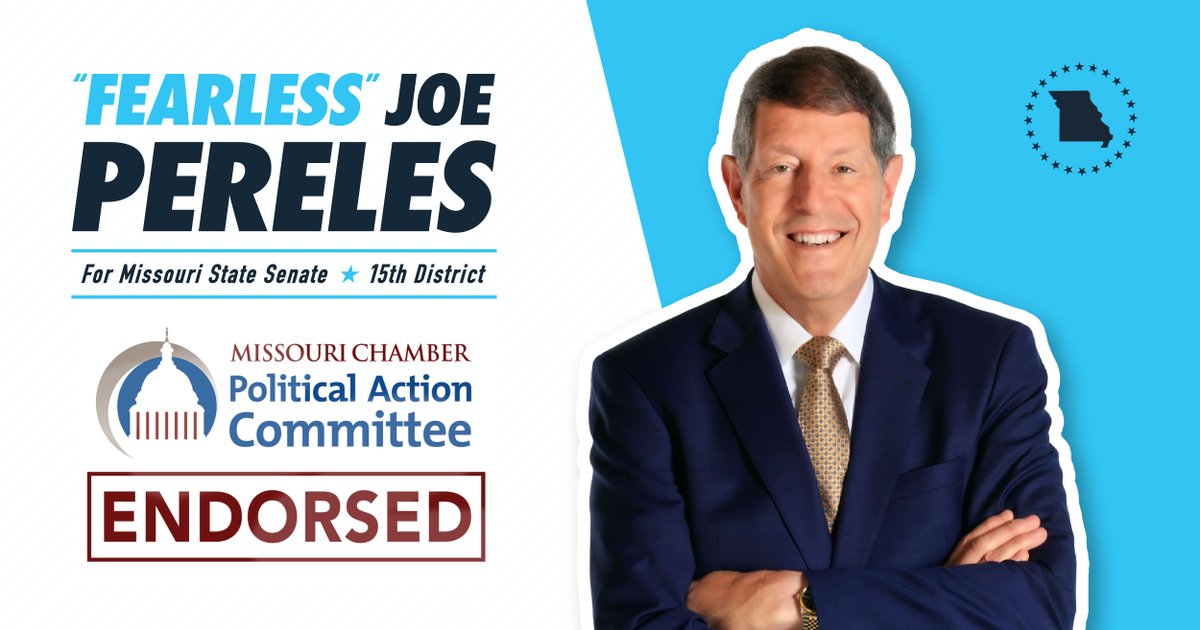 MO needs leaders who have the experience to reach across the aisle &amp; do what’s best for our state &amp; the businesses that drive our economy &amp; create jobs. I am proud to be endorsed by the MO Chamber PAC, and look forward to working with businesses to improve outcomes &amp; create jobs.