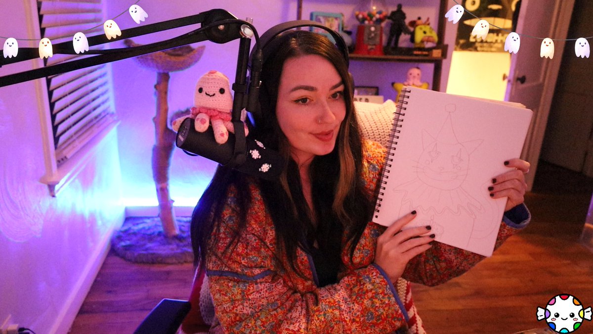 peptalkslive's tweet photo. I have a surprise at the start of stream👀come see what it is! I'll be outlining my cat clown sketch for Peptober🎃Day 3's prompt during our community yaps! We will be jumping back into Echoes of Wisdom after! 🪄🛏️ https://t.co/B8TcsAu1iD