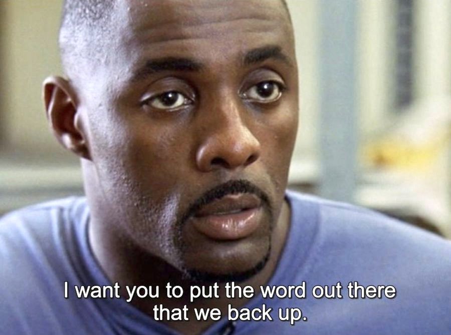 I’m so sorry. Got too fucked up in Baltimore. I’m not leaving Twitter.