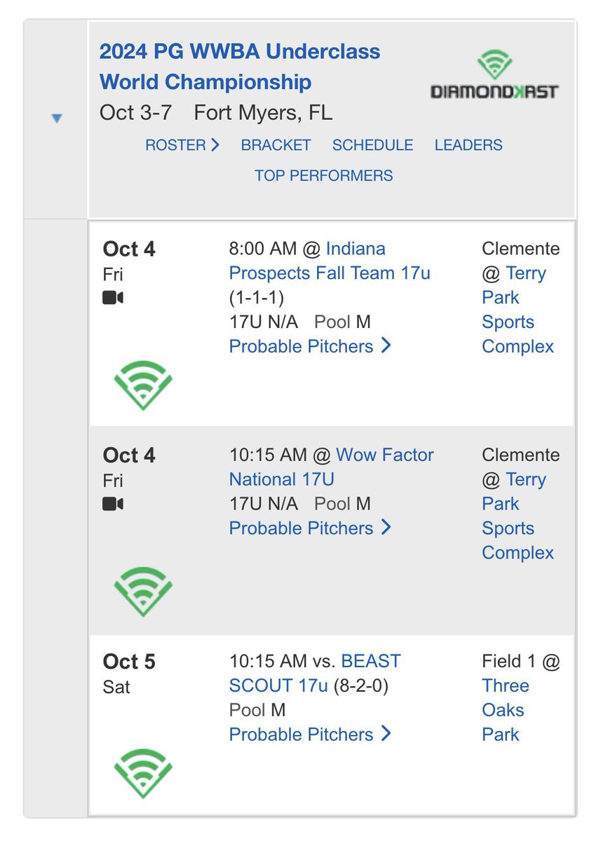 Luke Hillegass (@lukehillegass) on Twitter photo Scheduled to pitch tomorrow at 10:15 in the PG WWBA Underclass World Championship.
<a href="/MattWalczak/">Matt Walczak</a> <a href="/FuturesProgram/">Futures Program</a> <a href="/CBSouthBaseball/">CB South Baseball</a> <a href="/PerfectGameUSA/">Perfect Game USA</a> <a href="/PG_Scouting/">Perfect Game Scout</a> Scheduled to pitch tomorrow at 10:15 in the PG WWBA Underclass World Championship.
<a href="/MattWalczak/">Matt Walczak</a> <a href="/FuturesProgram/">Futures Program</a> <a href="/CBSouthBaseball/">CB South Baseball</a> <a href="/PerfectGameUSA/">Perfect Game USA</a> <a href="/PG_Scouting/">Perfect Game Scout</a>