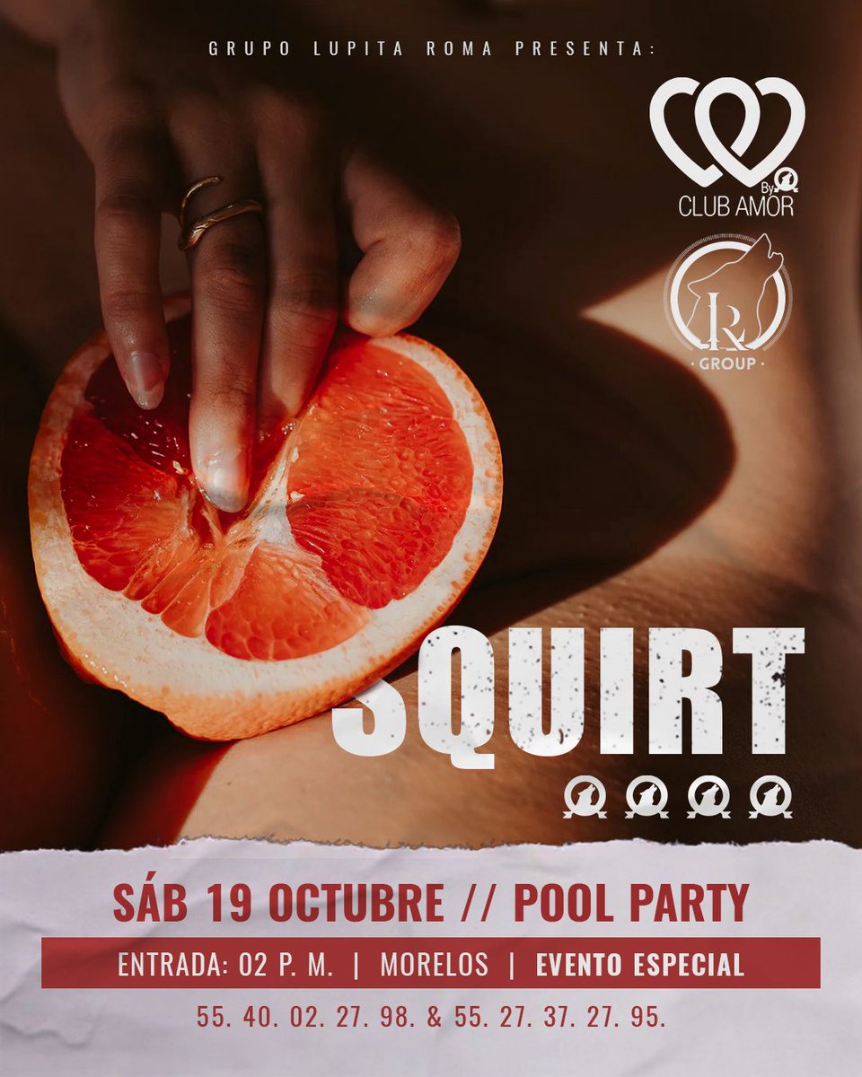 Club Amor Sw (@clubamorsw) on Twitter photo El 19 de octubre regresamos a Morelos 🥳
🏩 Hospedaje (alimentos incluidos) 
👙 Pool Party 
🤩 Performance 
🎁 Regalos de Patrocinadores 
Ven y disfruta de la experiencia de una fiesta entre amigos de <a href="/ClubAmorSw/">Club Amor Sw</a> El 19 de octubre regresamos a Morelos 🥳
🏩 Hospedaje (alimentos incluidos) 
👙 Pool Party 
🤩 Performance 
🎁 Regalos de Patrocinadores 
Ven y disfruta de la experiencia de una fiesta entre amigos de <a href="/ClubAmorSw/">Club Amor Sw</a>