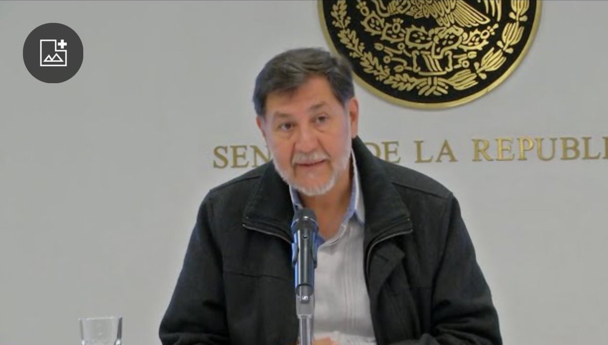 juncalssolano's tweet photo. 🚨ÚLTIMA HORA🚨 

Noroña confirma que no se descarta el Juicio Político a Ministros, llama a la mesura y esperar la ley