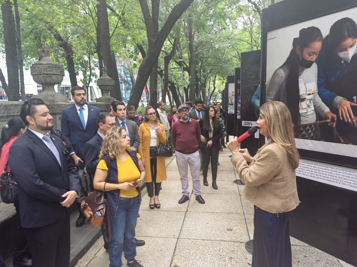 SEGIB_OSRMCC's tweet photo. Con emoción y orgullo inauguramos “Protagonistas de la cooperación iberoamericana”, que contó con la asistencia del H. Cuerpo Diplomático, Organismos Internacionales, REPPIS de 🇲🇽, medios de comunicación, invitados especiales y ciudadanos. Gracias por la asistencia! https://t.co/DsWJukUrnp