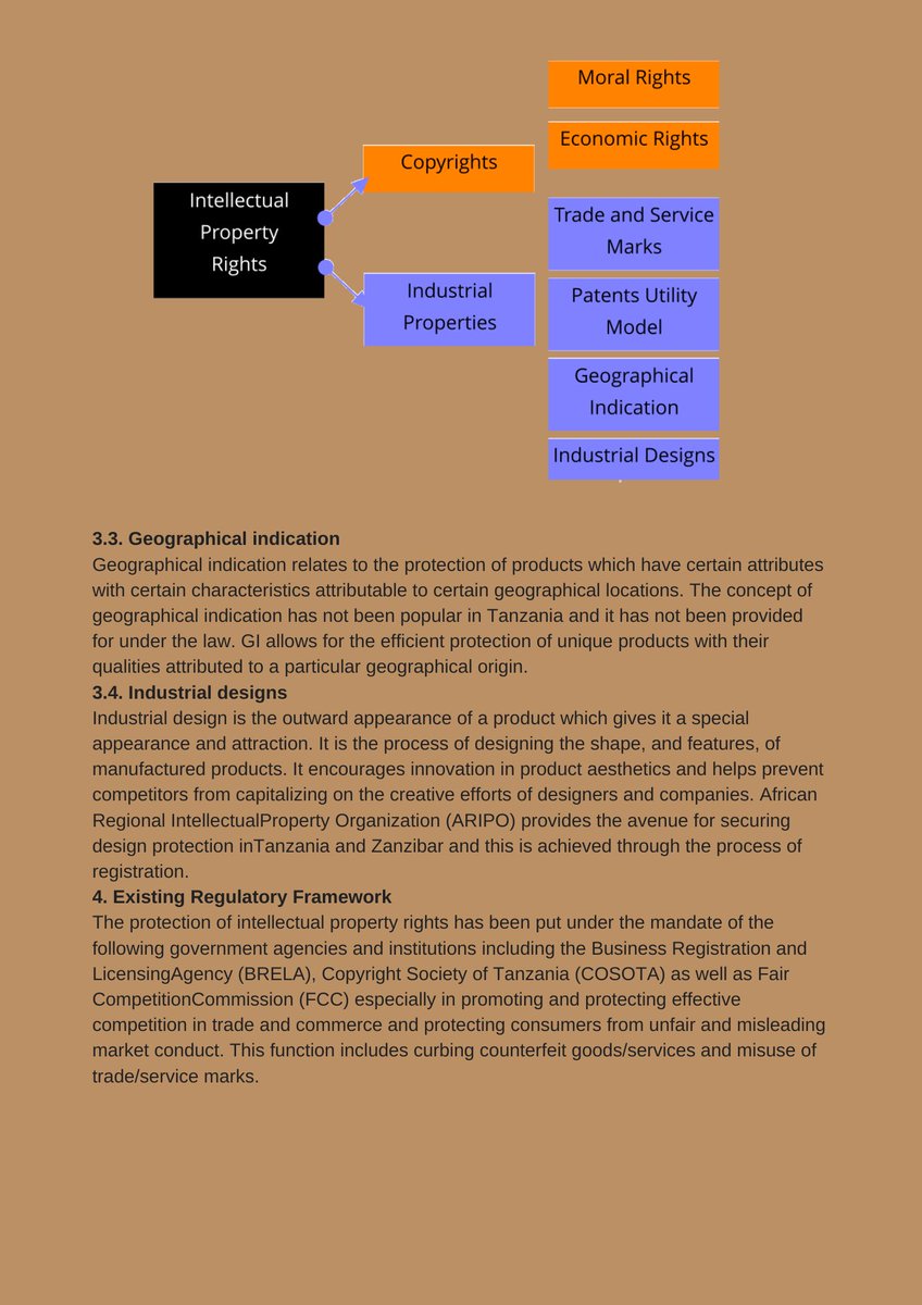 Here is a summary of a piece that was shared by the combined team of <a href="/BTAttorneys/">Breakthrough Attorneys</a> and <a href="/TanzaniaSA/">Tanzania Startup Association</a> it covers the #IP ecosystem in the country