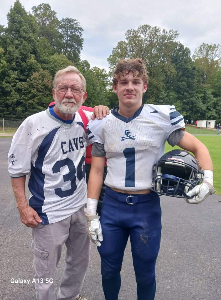 Me and my grandpa after the game last week. #FamilyFirst  <a href="/HokiesFB/">Virginia Tech Football</a> <a href="/JMUFootball/">JMU Football</a>