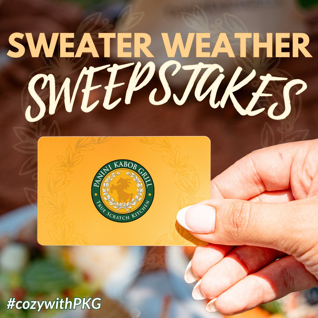Cozy up with PKG this season! This fall, we're giving away $50 gift cards to FOUR lucky winners who will show us their comfiest sweater weather moment with PKG!

Check our Instagram to find more information on how to enter...

instagram.com/p/DAgjfBiK4R9/…