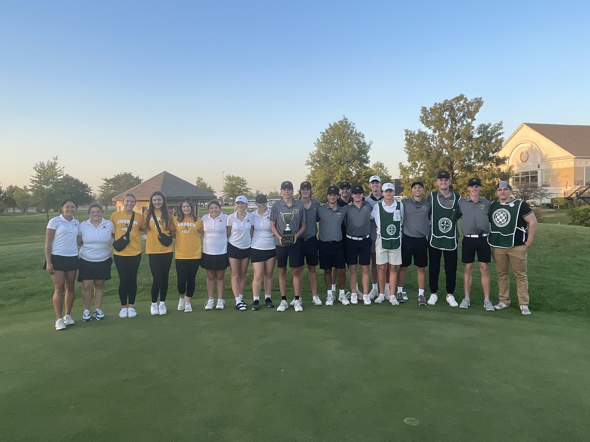 Andrew Girls Golf (@andrewgirlsgolf) on Twitter photo Dr. Gay Cup stays with the ⚡️’s!
An exciting finish where the bolts retain the cup. In the 6th year of the event this was the closest it has ever been. Final score of 3.5-3.5 means the bolts retain for this year!
<a href="/TBolts_Golf/">Andrew Boys Golf</a> <a href="/Stagggirlsgolf/">Stagg Girls Golf</a> <a href="/StaggBoysGolf/">Stagg Boy's Golf</a> Dr. Gay Cup stays with the ⚡️’s!
An exciting finish where the bolts retain the cup. In the 6th year of the event this was the closest it has ever been. Final score of 3.5-3.5 means the bolts retain for this year!
<a href="/TBolts_Golf/">Andrew Boys Golf</a> <a href="/Stagggirlsgolf/">Stagg Girls Golf</a> <a href="/StaggBoysGolf/">Stagg Boy's Golf</a>