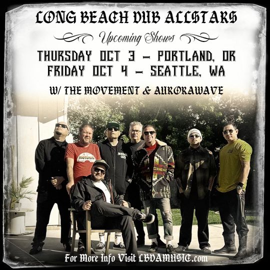 LB Dub Allstars (@lbdamusic) on Twitter photo Last two shows at <a href="/roselandpdx/">Roseland Theater</a> & <a href="/showboxpresents/">Showbox Presents</a> ! It’s been a blast out with <a href="/TheMovementVibe/">The Movement</a> & <a href="/aurorawavemusic/">aurorawave</a> thank you
Tickets: lbdamusic.com/tour Last two shows at <a href="/roselandpdx/">Roseland Theater</a> & <a href="/showboxpresents/">Showbox Presents</a> ! It’s been a blast out with <a href="/TheMovementVibe/">The Movement</a> & <a href="/aurorawavemusic/">aurorawave</a> thank you
Tickets: lbdamusic.com/tour