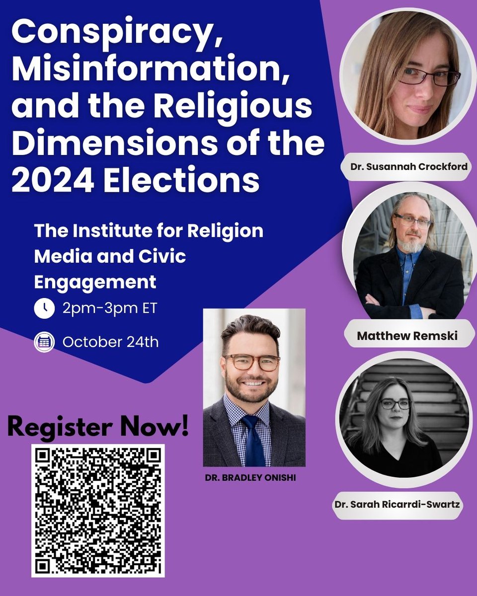 Join us October 24th! FREE AND ONLINE! 

<a href="/SusCrockford/">Susannah Crockford</a> <a href="/matthewremski/">matthew remski</a> <a href="/RiccardiSwartz/">Sarah Riccardi-Swartz</a> <a href="/BradleyOnishi/">Bradley Onishi</a> 
 eventbrite.com/e/conspiracy-m…