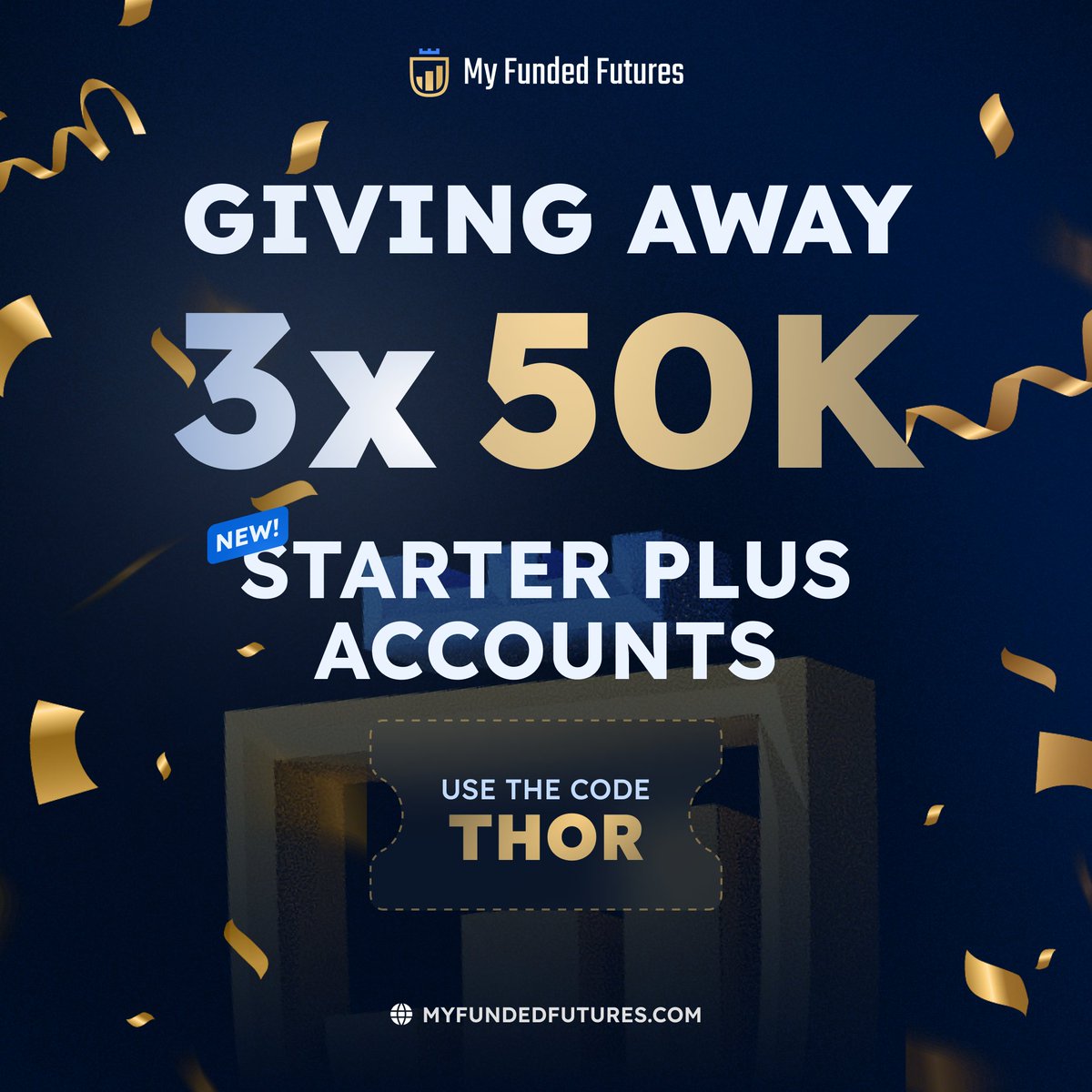 berkkaraca's tweet photo. 🎁GIVEAWAY🎁

Prizes: 3 Starter Plus Plan Evaluations from @MyFundedFutures  (3 x 50k)

To enter:
1) Follow @berkkaaraca @MyFundedFutures and @MattLeech

2) Like + Retweet This Post

3) Tag 3 friends in the comments!

Winners will be announced 12pm EST next Thursday 

Good Luck!