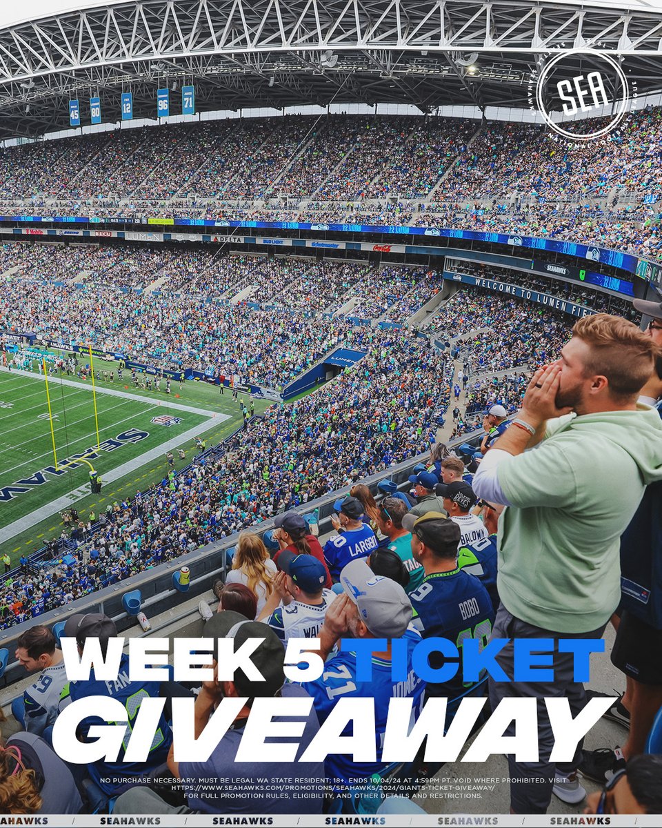 🚨 RETWEET TO WIN 🚨

On this Blue Friday, we're giving away 2 tickets to Sunday's game vs. the Giants. Like and RT for a chance to win.

Full Rules: shwks.com/week5sweeps | #Sweepstakes
