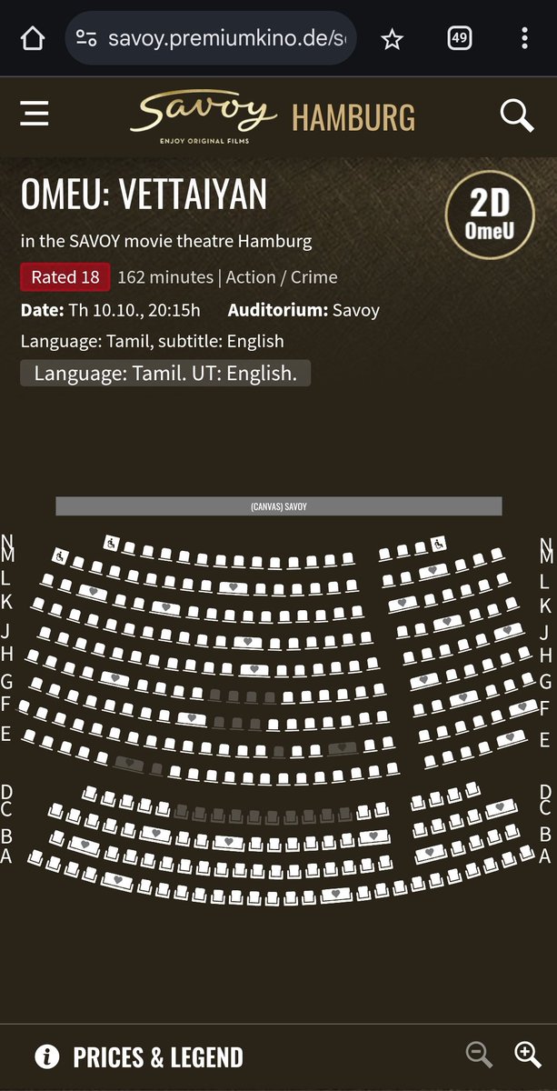 Searching4ligh1's tweet photo. #Vettaiyan Germany off to good start 🔥🔥

Good release ,more cities and screens added on a daily basis 🔥🔥@LycaProductions 👏

#VettaiyanTheHunter
#VettaiyanTrailer #Vettaiyanbookings 
#Jaier #Rajinikanth #SuperstarRajinikanth #Coolie https://t.co/lZvLhGoNri