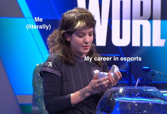 vaaaaannee_'s tweet photo. memes aside, i don't think this is acceptable as a production in Worlds. wtf is happening in LEC prod team https://t.co/qkQmumghG7