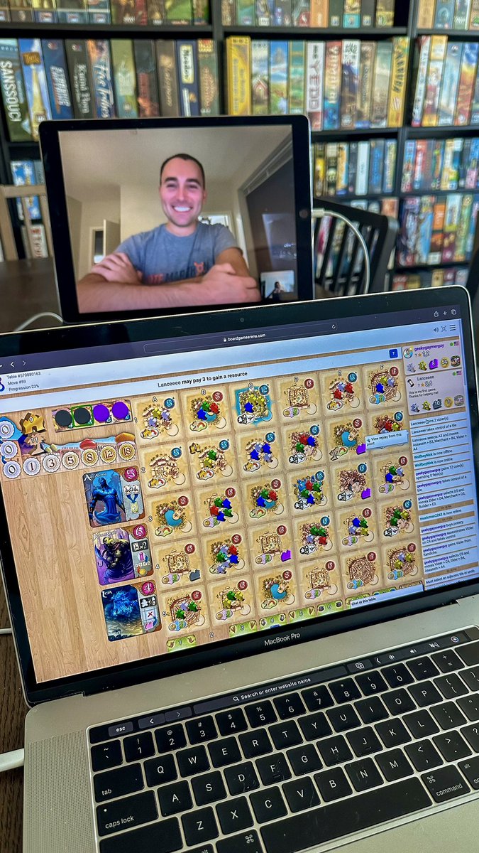 It’s a BGA night!! Super happy Five Tribes is on here now🤩