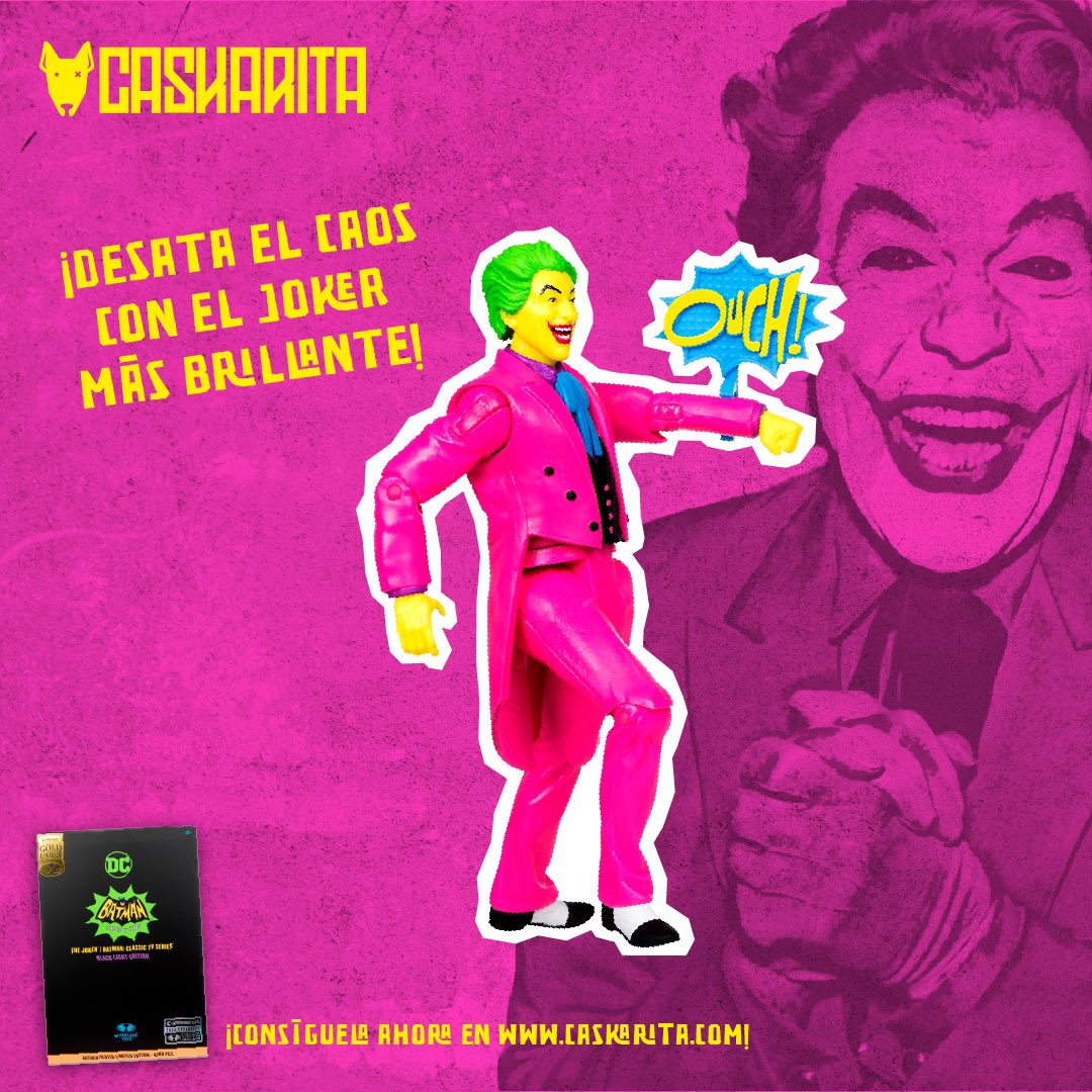 ¿Están listos para la locura? 🎬 

Mientras disfrutas del estreno con Joaquin Phoenix, llévate a casa la legendaria figura del Joker de Jack Nicholson. 🤡💥 

El original,  el mero mero, el que puso la sonrisa en Gotham está en caskarita.com
🃏