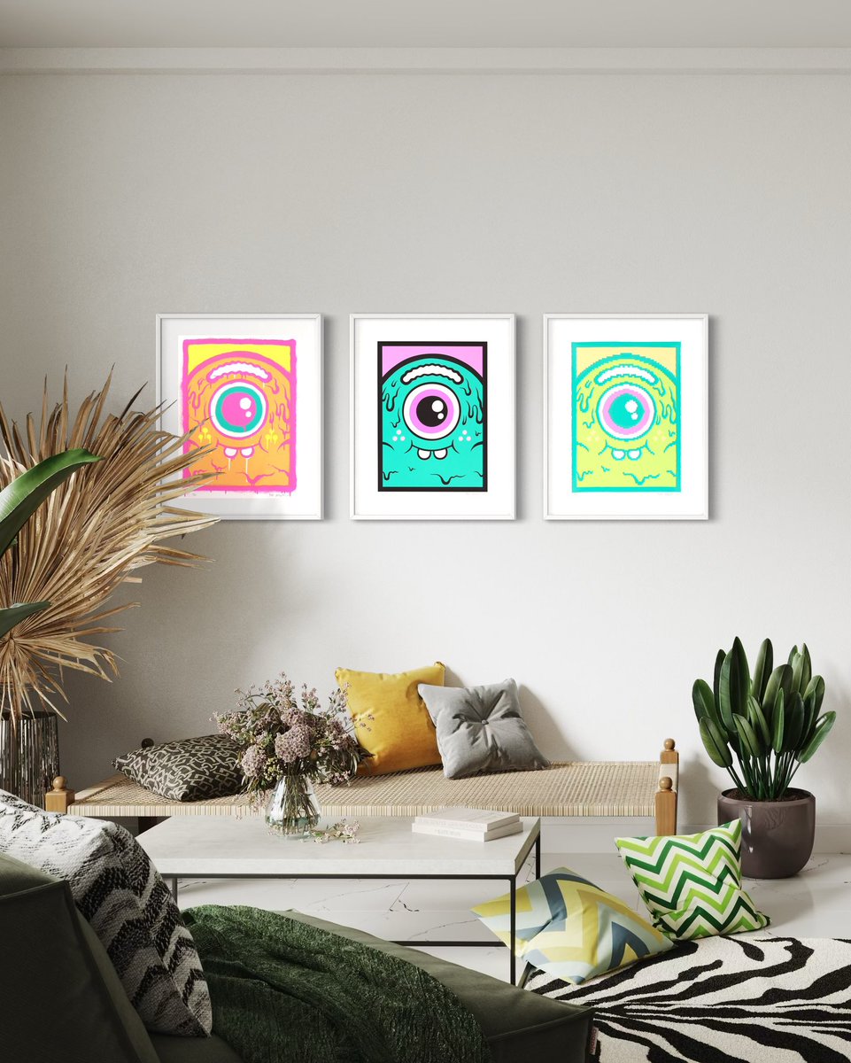 3 new silkscreen prints tomorrow 💥💥