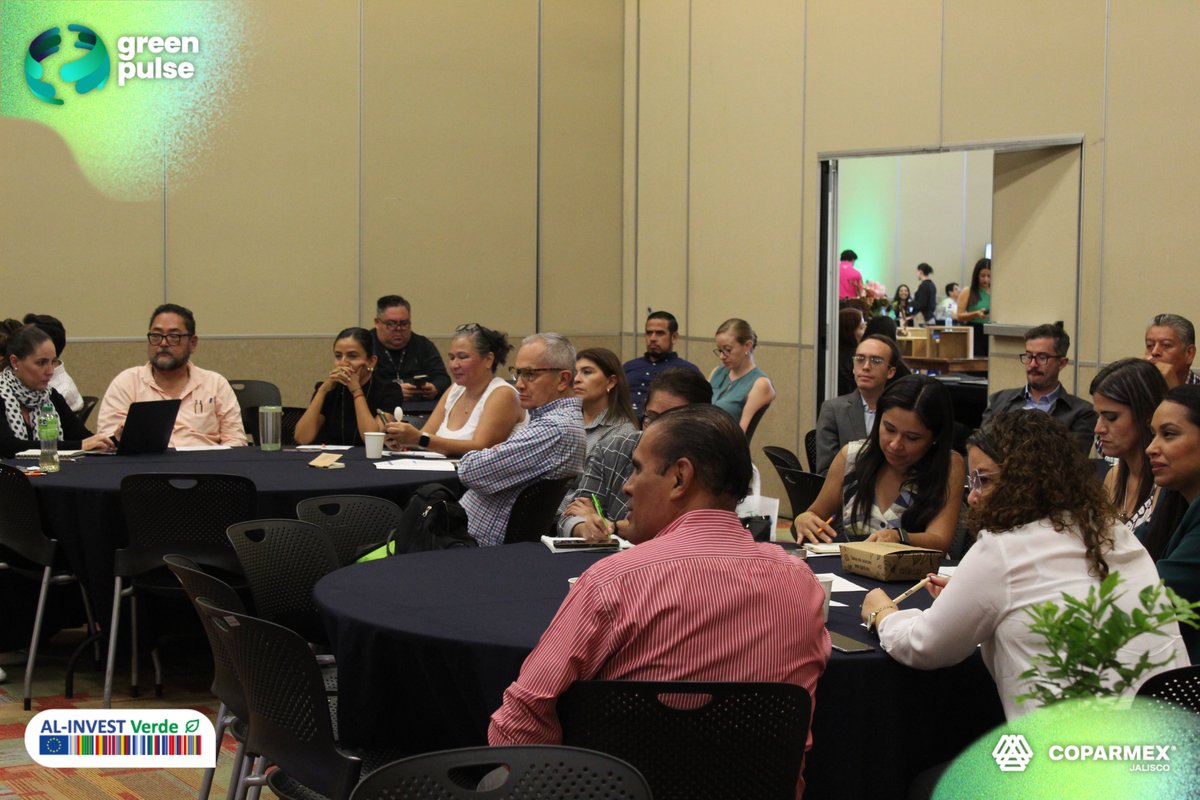 ComCoparmex's tweet photo. Hermilio Ortega y Berenice Hernández nos presentaron estrategias de financiamiento verde 🌱 ofreciendo herramientas clave para impulsar proyectos sostenibles.
Demostrando que se pueden llevar acabo proyectos de alto impacto, con responsabilidad sustentable 🌍.
#GreenPulse https://t.co/0NkimsgSA7