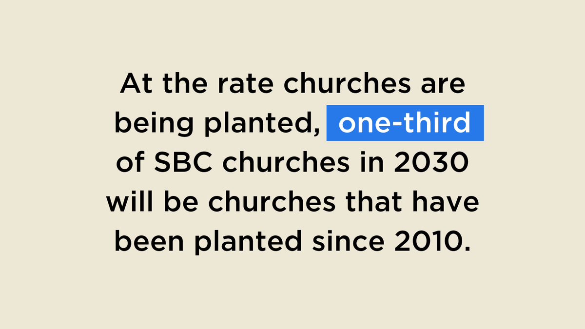 This is why it's important for us to focus not only on MORE churches but more HEALTHY churches.
#ThinkMultiplication #ChurchPlanting #ChurchesPlantingChurches