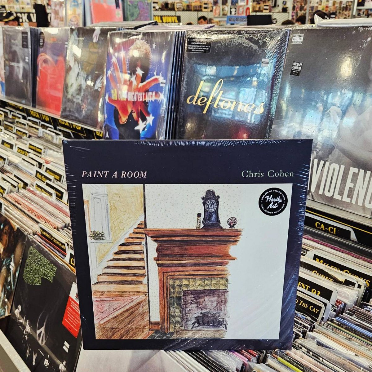 Amoeba Music (@amoebamusic) on Twitter photo Chris Cohen delivers gentle songs with thought-provoking lyrics on his latest solo album, "Paint a Room." Available now on CD and red color vinyl via <a href="/hardlyart/">Hardly Art</a>, the album references the subtle grooves of 1970s singer/songwriters.
Get it here: bit.ly/3XMtgNL Chris Cohen delivers gentle songs with thought-provoking lyrics on his latest solo album, "Paint a Room." Available now on CD and red color vinyl via <a href="/hardlyart/">Hardly Art</a>, the album references the subtle grooves of 1970s singer/songwriters.
Get it here: bit.ly/3XMtgNL