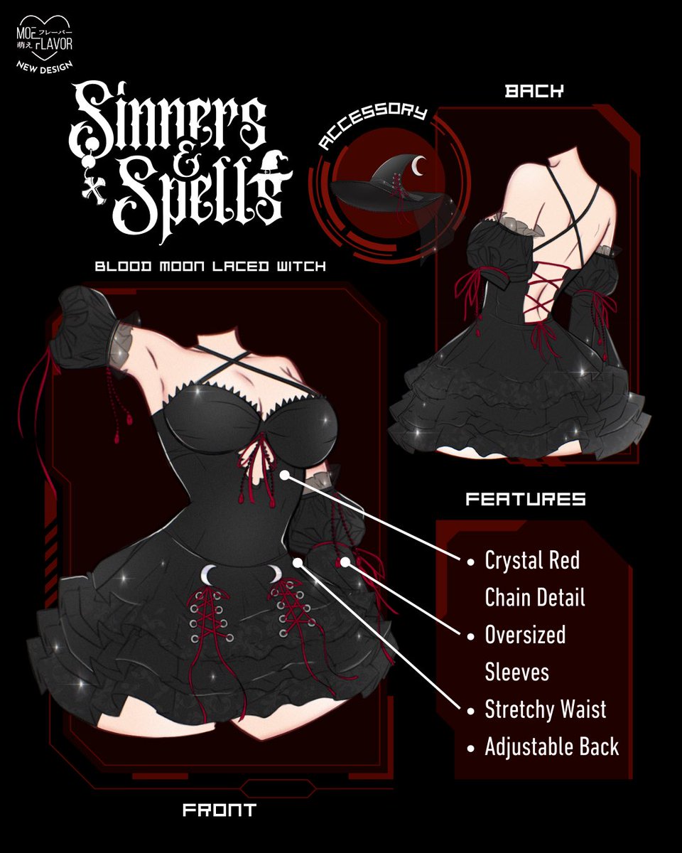 MoeFlavor literally coming out with a set called Blood Moon Witch the same  year I name my Halloween Costume Blood Moon Witch?! Maybe I AM a Witch  after all!!!