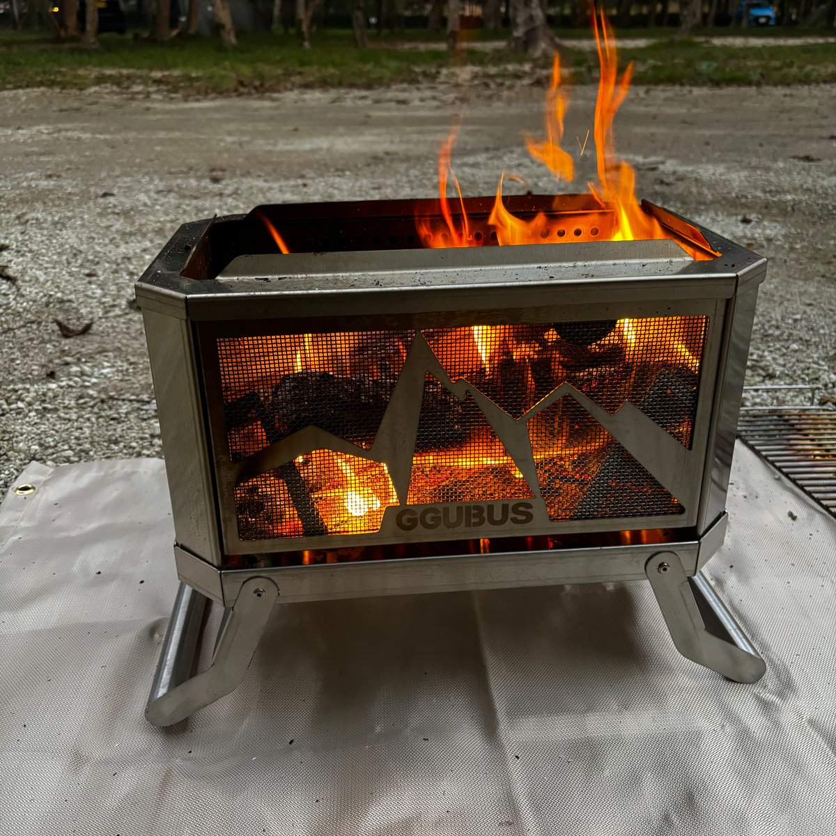 二次燃焼焚火台