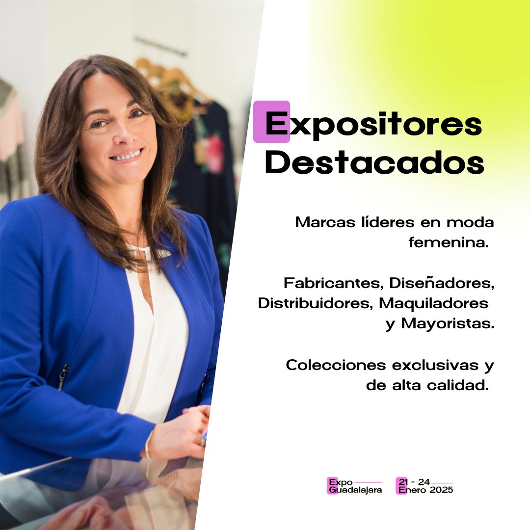 Intermoda's tweet image. 👗 ¡Visita nuestro Pabellón de Dama en #Intermoda y transforma la moda en grandes negocios!✨ Conecta con las mejores marcas y descubre oportunidades únicas para llevar tu empresa al siguiente nivel.

¡Regístrate!  tinyurl.com/2yjzppxc

#intermoda #fashioncapital #negocios