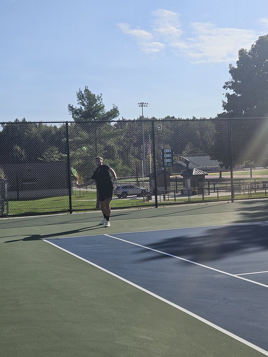 The season has ended for most of our team tonight with a 2-3 loss in sectionals against Fremont. 

Our 1 doubles team played a great match and won in 2 sets, so they will be continuing their post-season run!