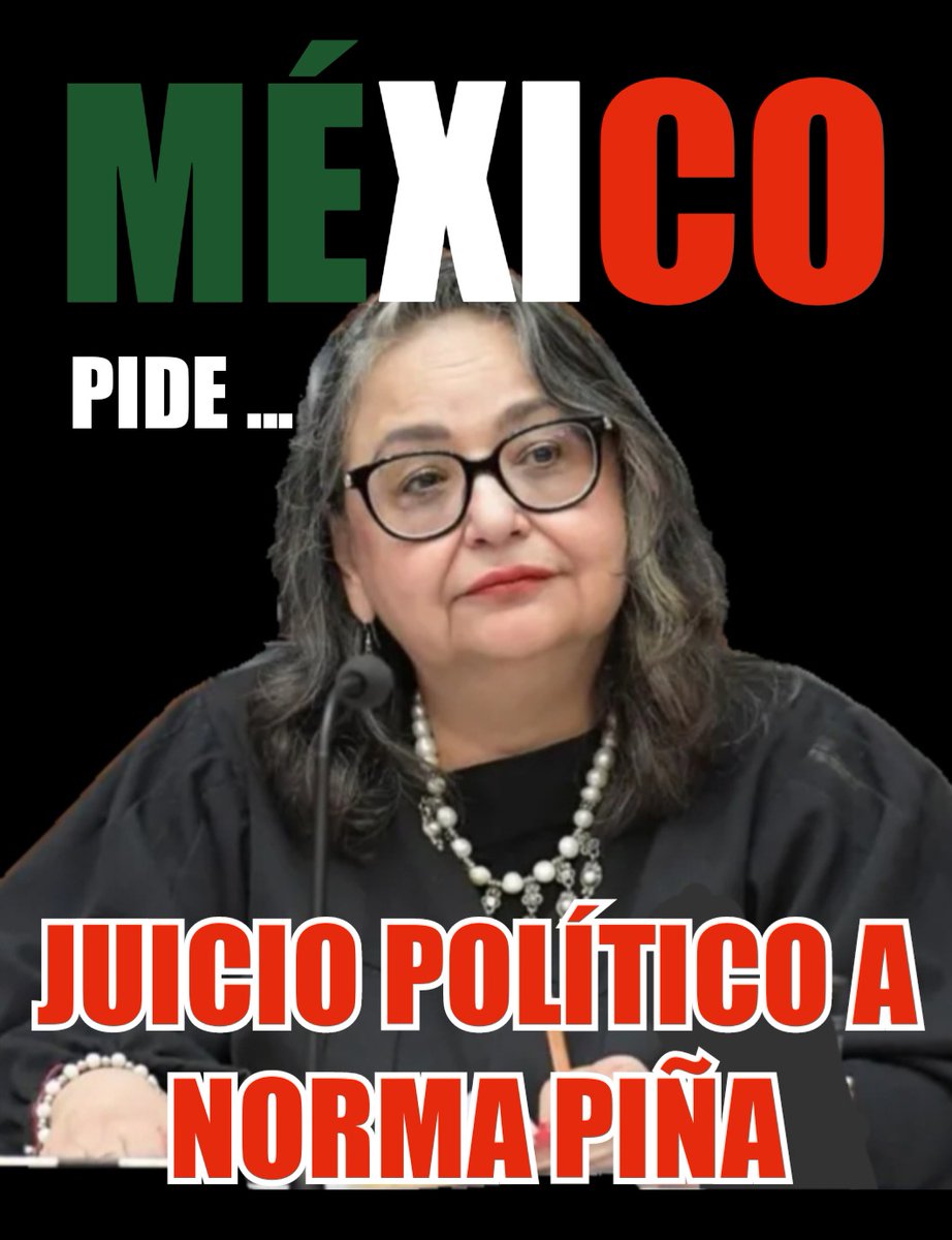 ndurancoronado's tweet photo. JUICIO POLÍTICO YA‼️

Y A TODA SU PANDILLA DE MINISTROS CORRUPTOS‼️ https://t.co/Tfhewp9vPK