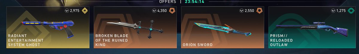 aclimits's tweet image. WHY DO THEY GIVE ME THESE SKINS AND NOT KURONAMI VANDAL?! Day 15 of no Kuronami Vandal. #VALORANT #Waiting